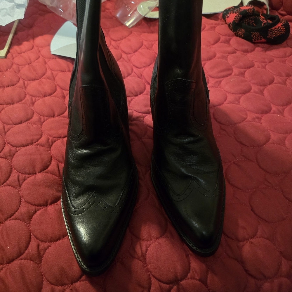 Vintage Nine West Western Ankle Boots 10